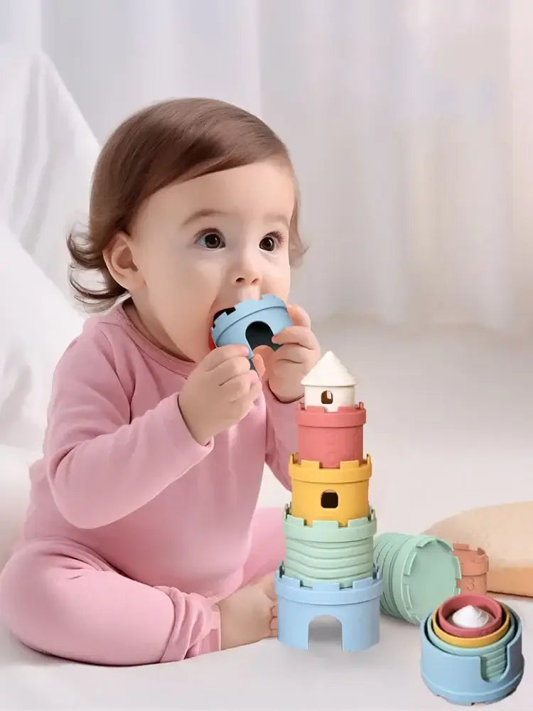 Colourful Creation Stacking Tower – For Endless Building Fun