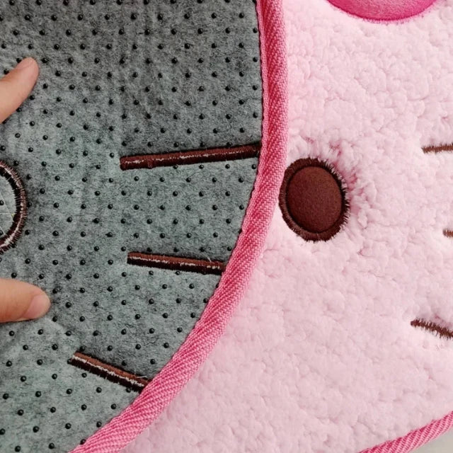 SoftKit Hello Kitty Floor Mat | Luxurious Anti-Slip Rug for Home and Car