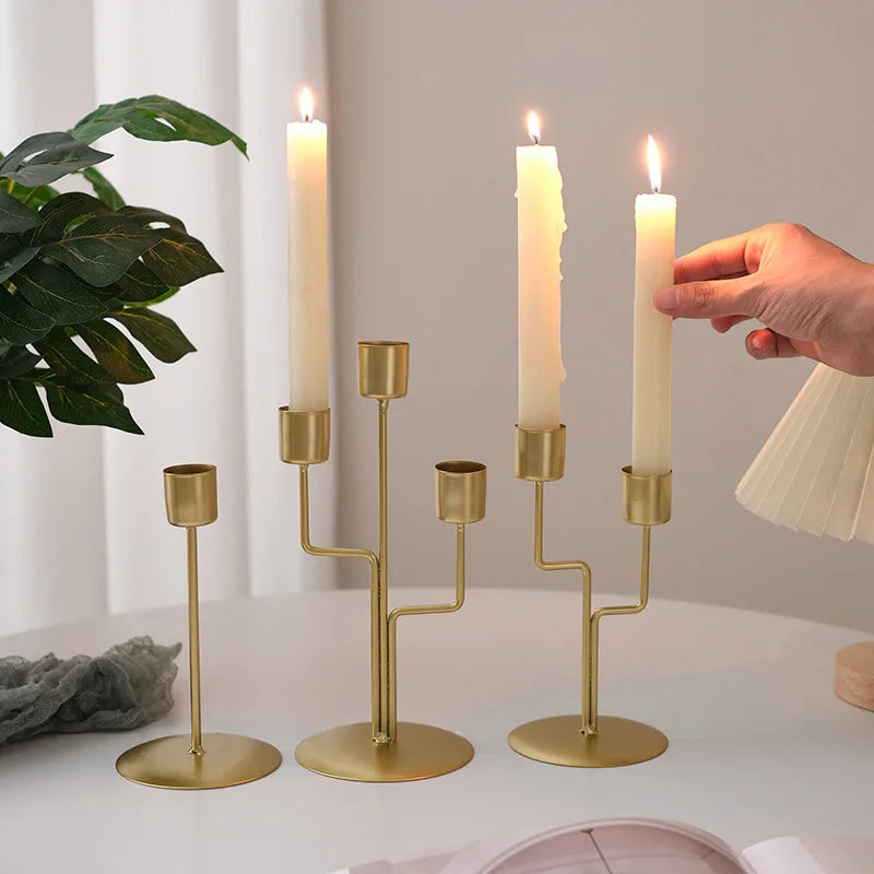 1 Piece Candle Holder Crafts Simple Nordic Desk Candle Decoration