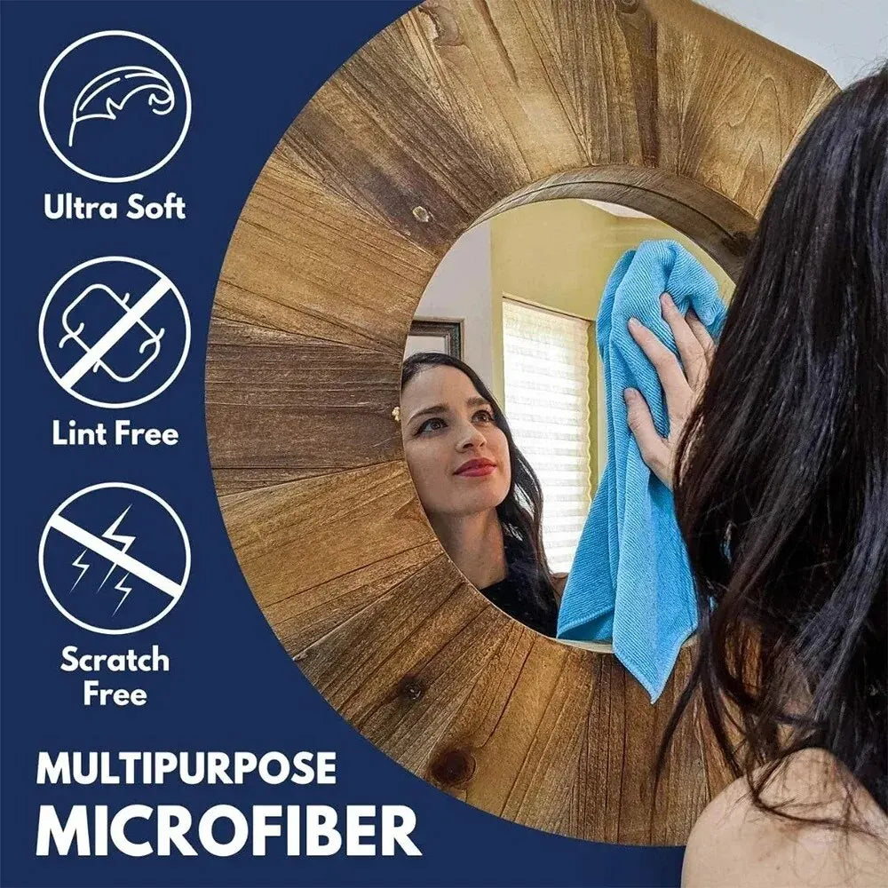 Auto Microfibre Cloths Set (10 Pieces) - UltraClean