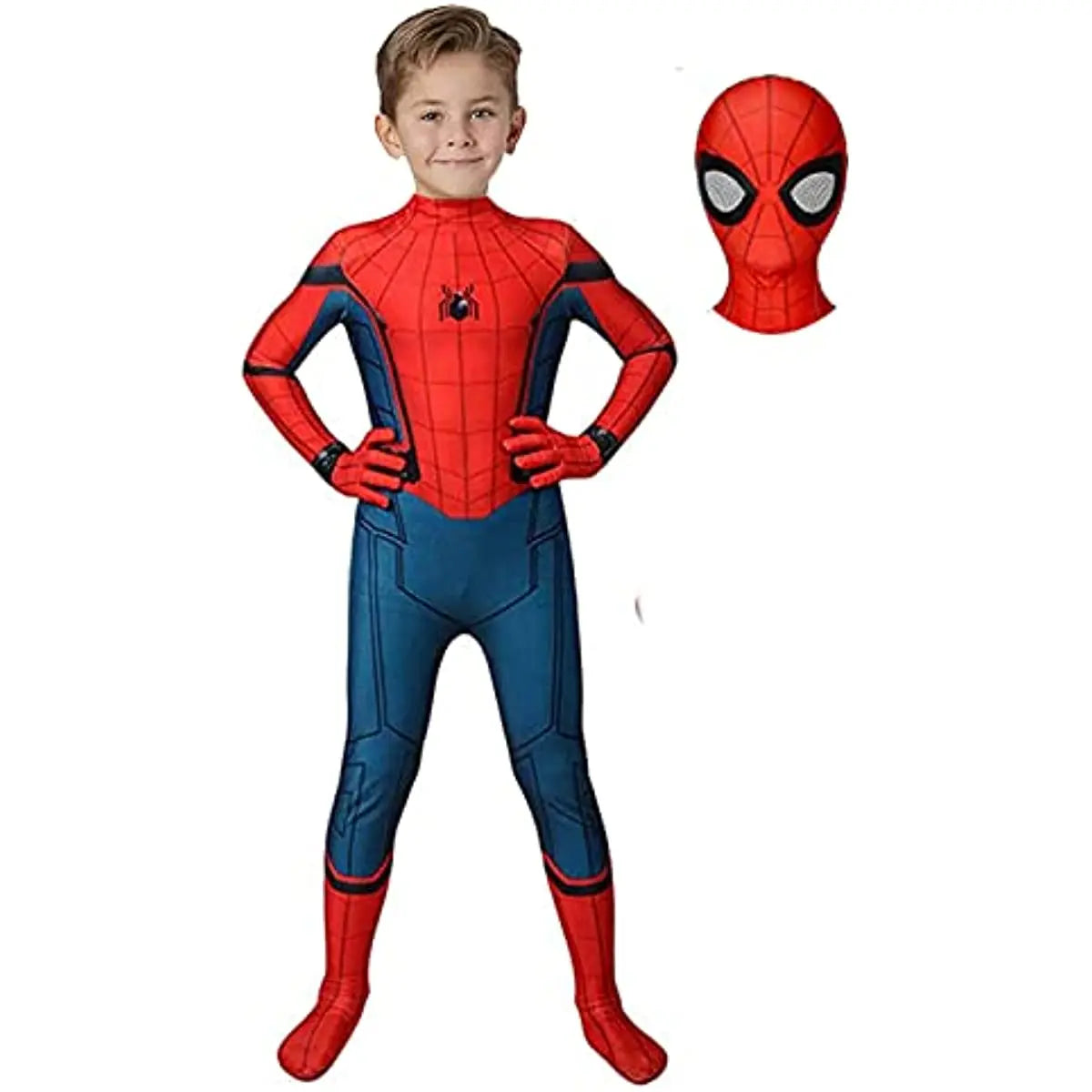 Spider-Man Costume - Superhero Fancy Dress for Children