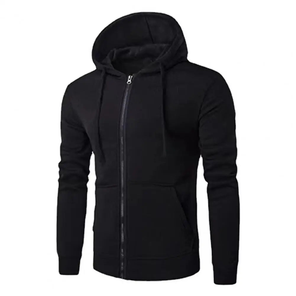 FlexGear Autumn Men's Hoodie Sweatshirt Slim Fit Long Sleeve | Hoodie | Casual Sweatshirt with Zip Closure, Fashion Jacket for Men
