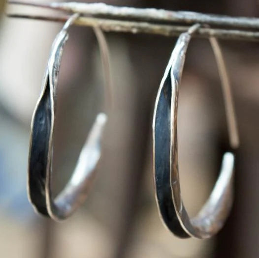 Simple Large Circle Earrings – Luna