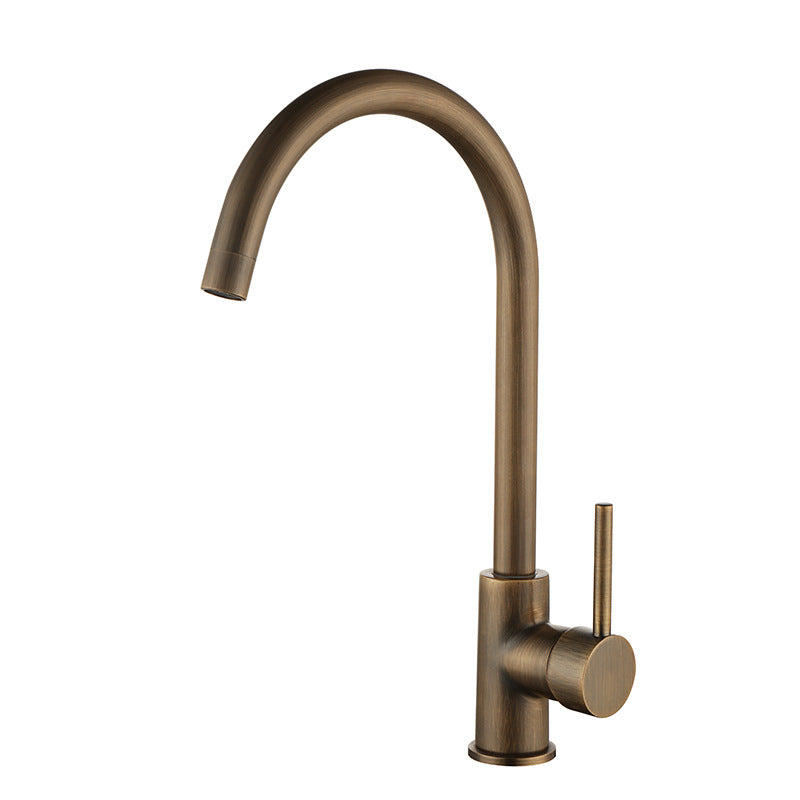 Bronzeflow Kitchen Tap | Kitchen Taps | Antique Brass Tap with Single Lever
