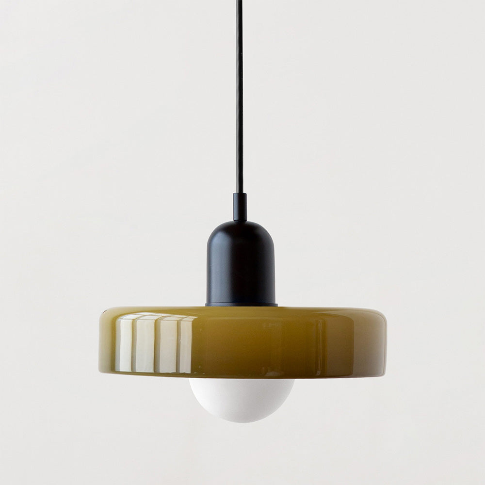 ColorLoop Pendant – Artistic Bauhaus Pendant Light with Warm Light