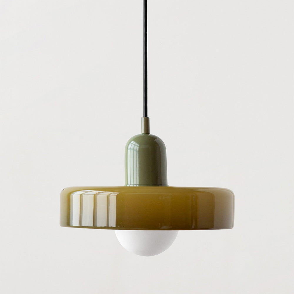 ColorLoop Pendant – Artistic Bauhaus Pendant Light with Warm Light