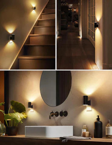 Bright Light Wall Lamp Set - For Atmospheric Lighting