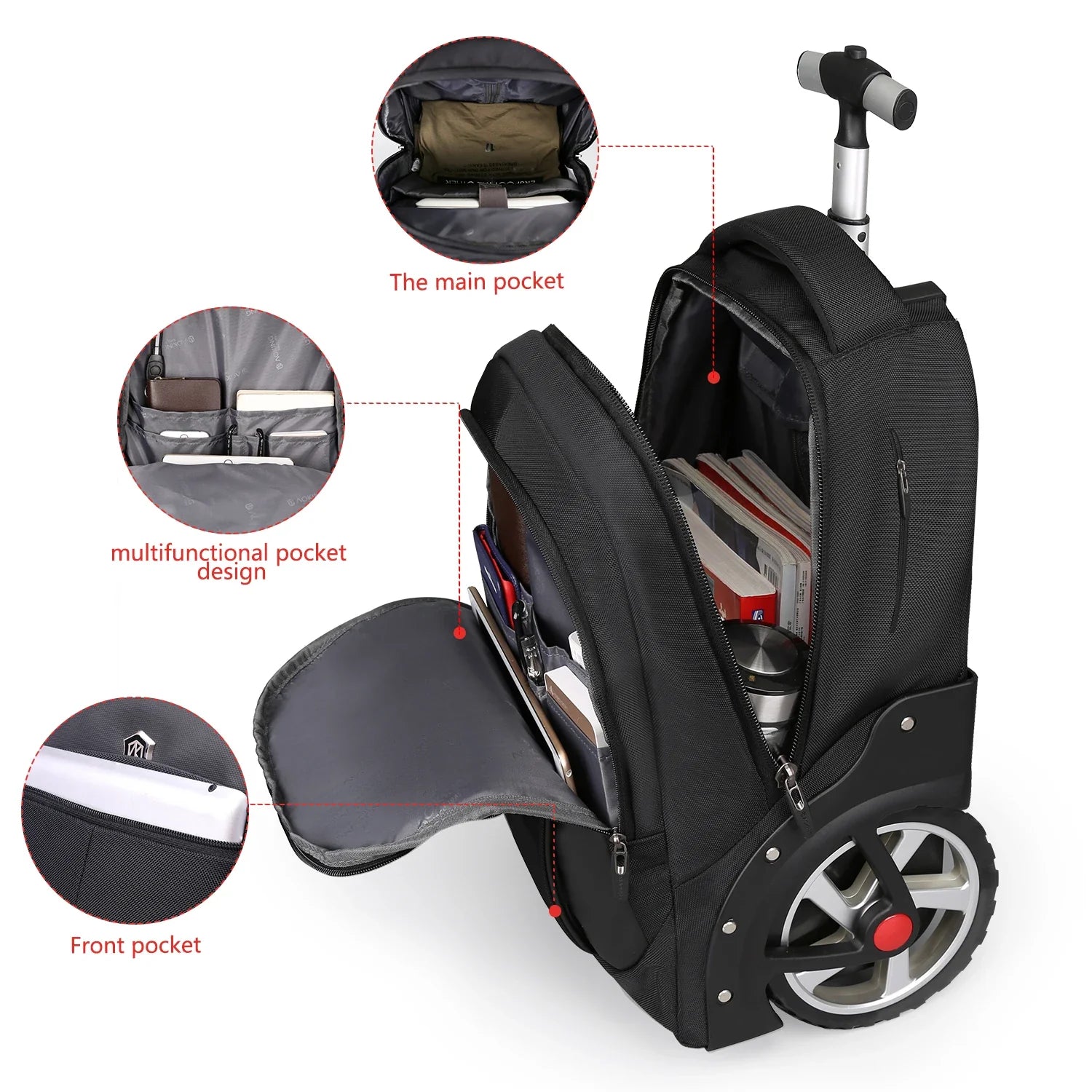 Rolling Laptop Backpack – Helsinki