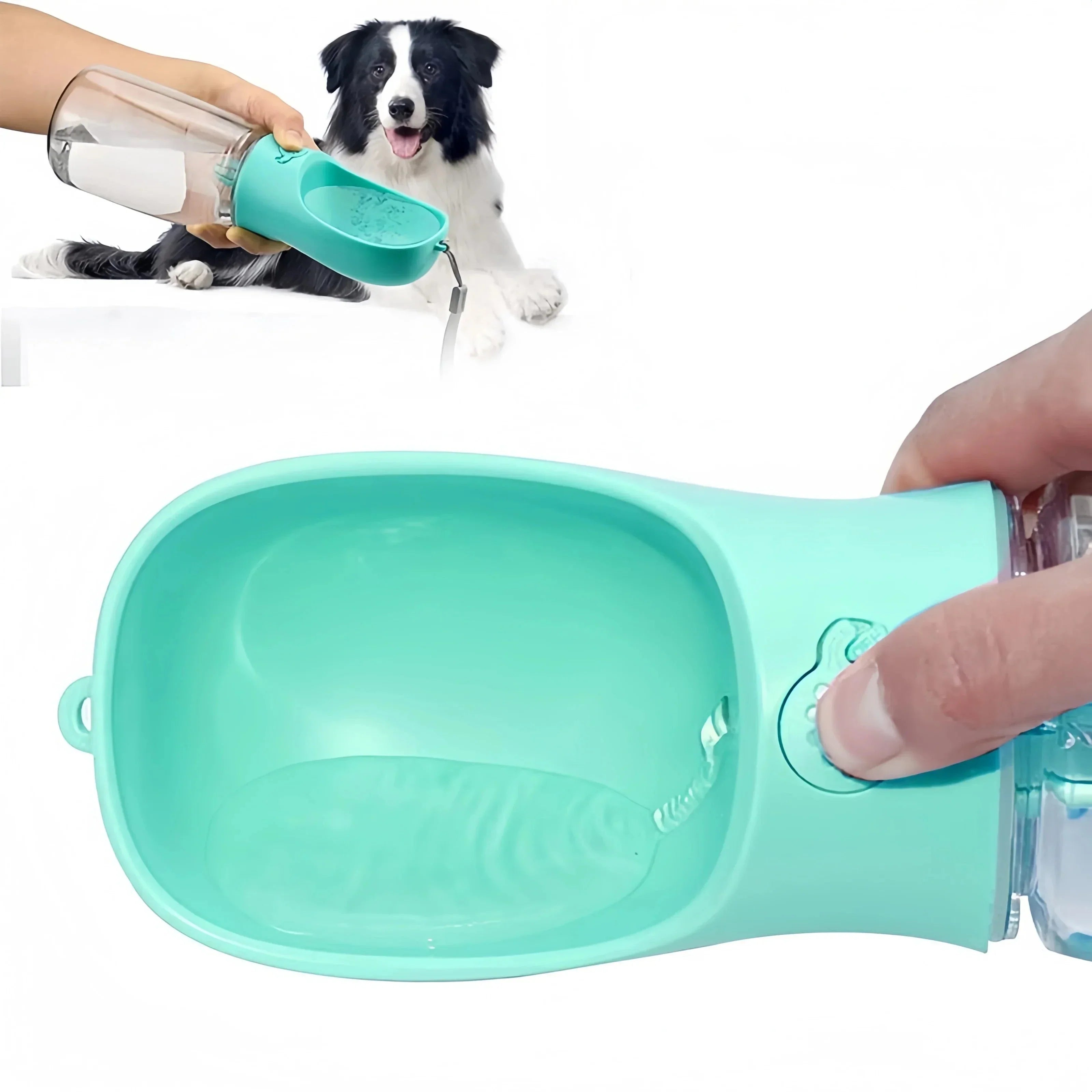 TailTrail Elite eet-en drinkfles | Handige rink- en zuigfles voor honden, katten en puppy's onderweg