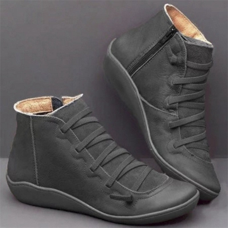 leather - Women's Comfort Boots