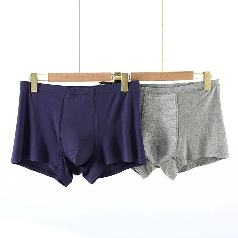 Men's Incontinence Boxer Shorts Absorbent Leak-Proof | Underwear | Washable High Waist Incontinence Pants