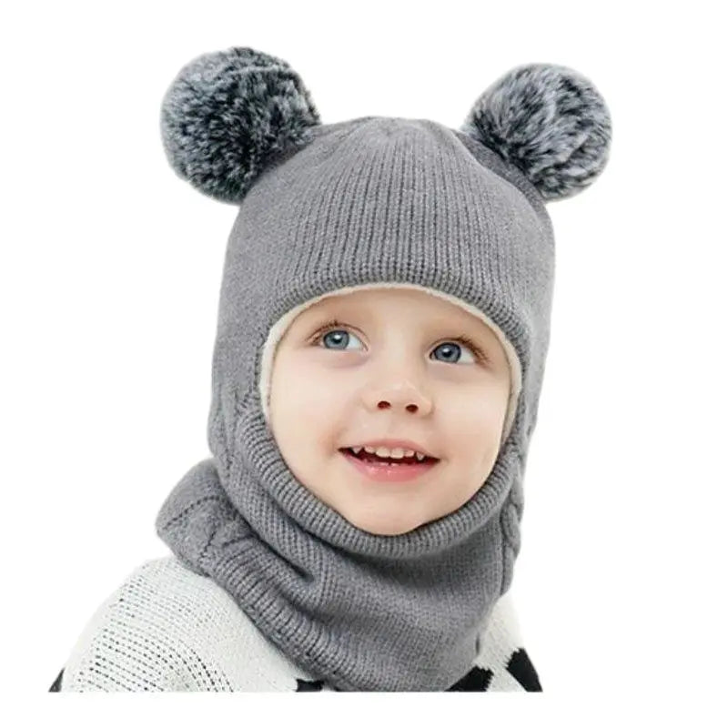 Teddy Knitted Children's Hat – Warm Protection with Playful Ears