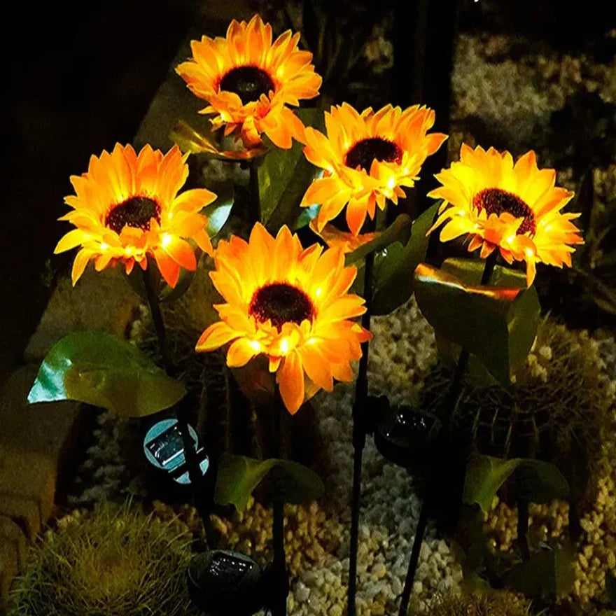 Waterproof Solar Sunflower Lamp – SolarBloom