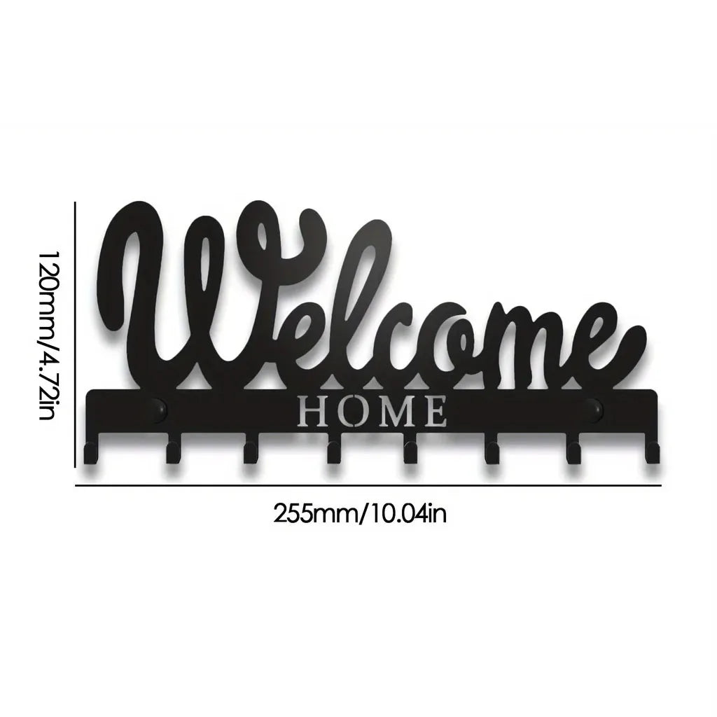 Elegant Wall-Mounted Key Holder - Stylish Solution for Keys and Accessories