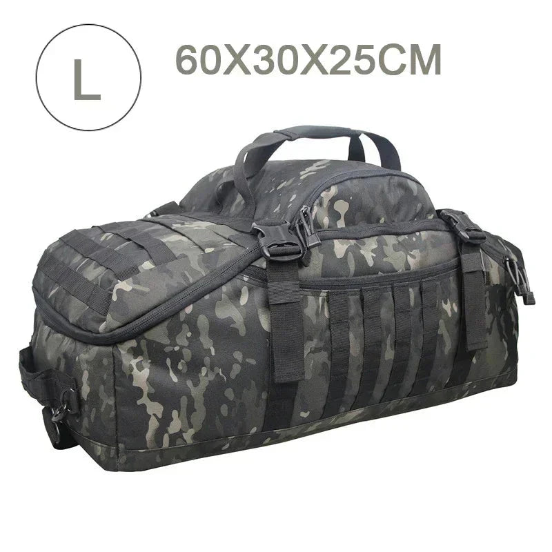 Large Tactical Travel Bag and Rucksack - TrailTrek Duffle