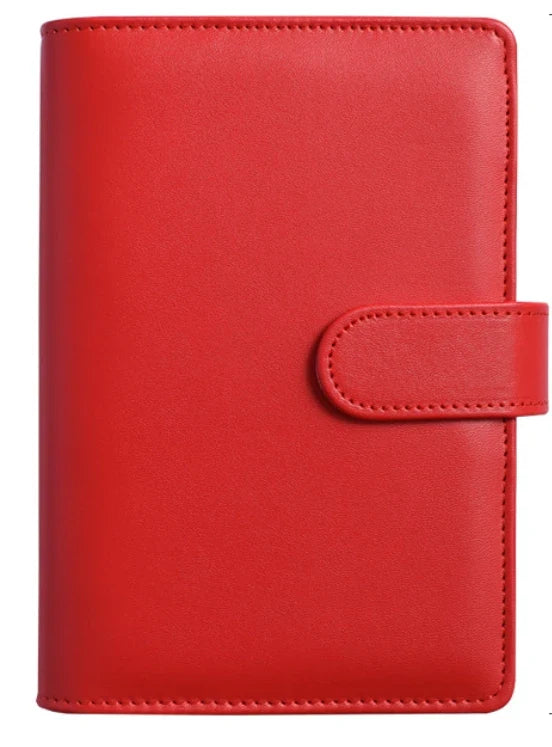 A5 PU Leather Binder in Macaron Colours | Planner | DIY Photo Album and Agenda in One