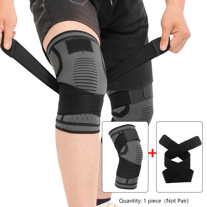 Nylon Knee Protector Sports Brace Compression | Knee Brace | Knee Support for Fitness, Running & Sports