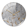 Stylish Wall Clock with Marble Effect – MarbleTime