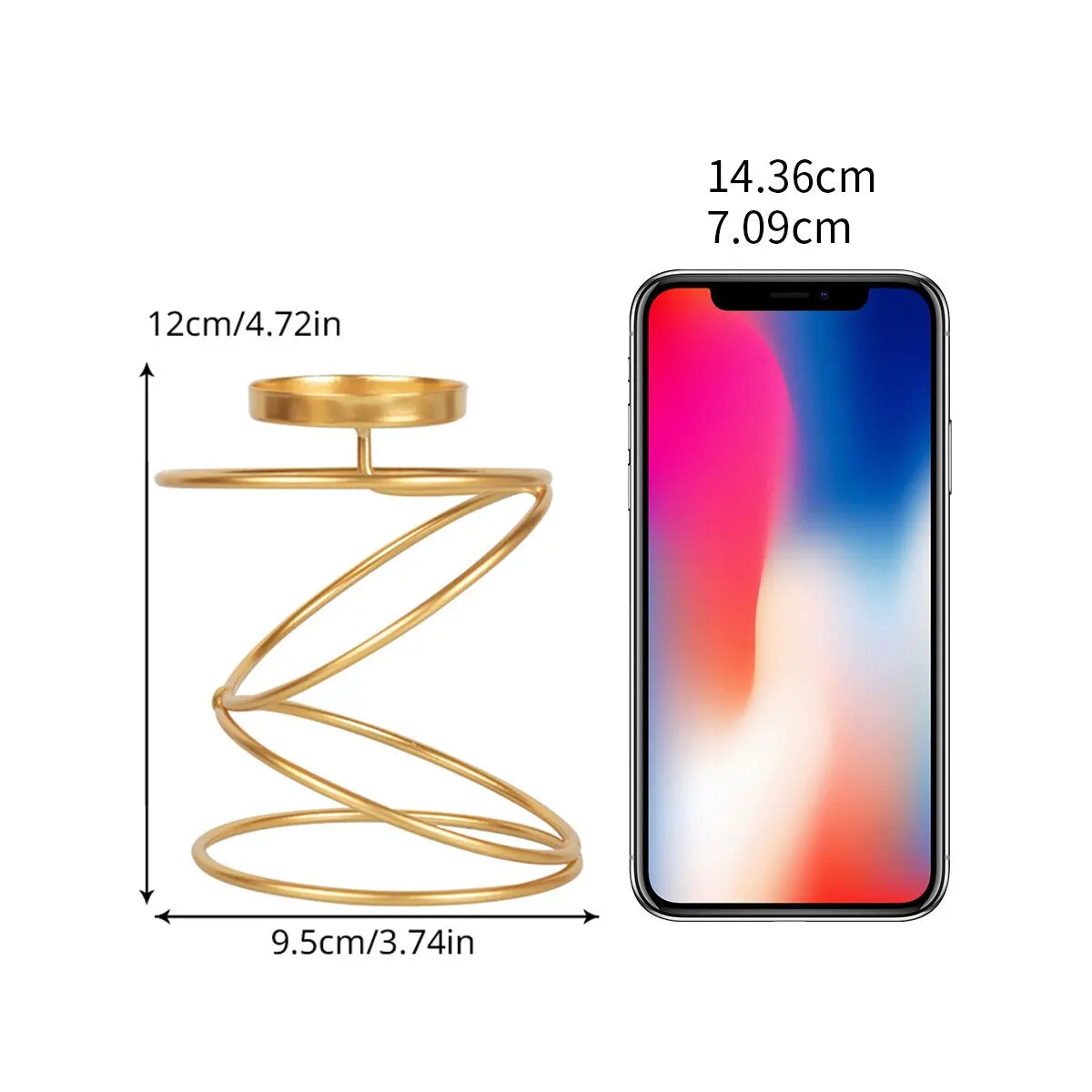 Elegant Spiral Candle Holder – For a Cosy and Stylish Home