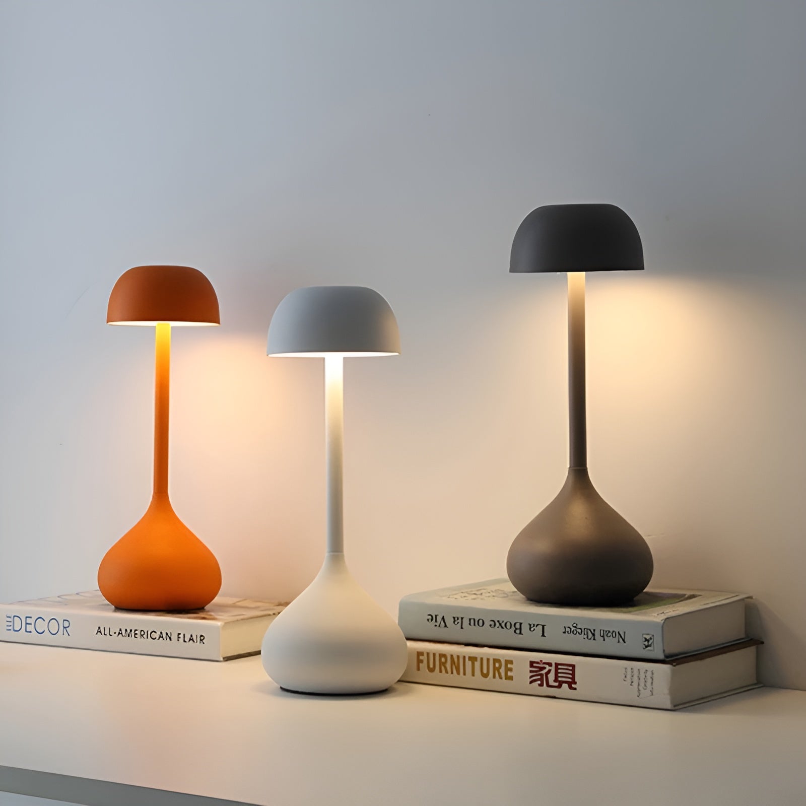Wireless Dimmable Mushroom Table Lamp – GlowMush