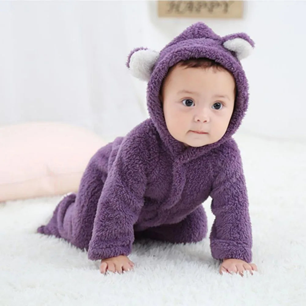 SnuggleTots – Warm Fleece Baby Bodysuits for Newborns
