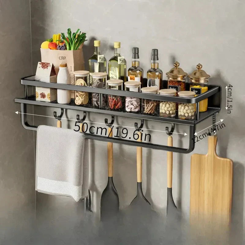 Modern Black Kitchen Shelf – MetroRack