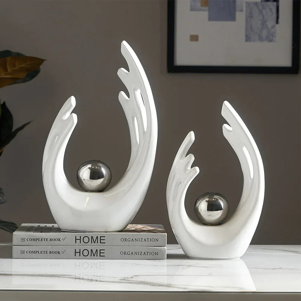 ZenAura Sculpture Set – Modern and Elegant