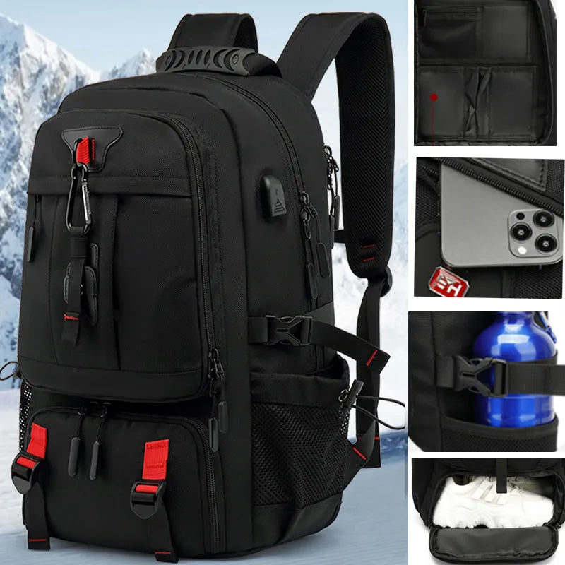 TechTrek Pro Explorer Backpack – Spacious and Smartly Connected