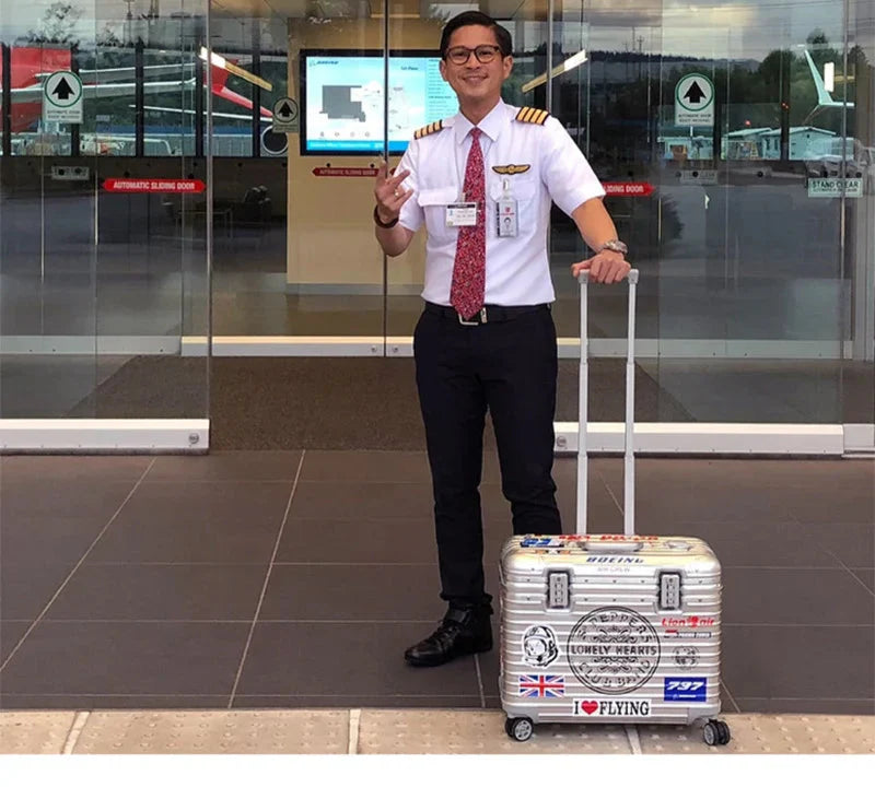 Aluminium-Magnesium Hard Shell Suitcase – Monaco