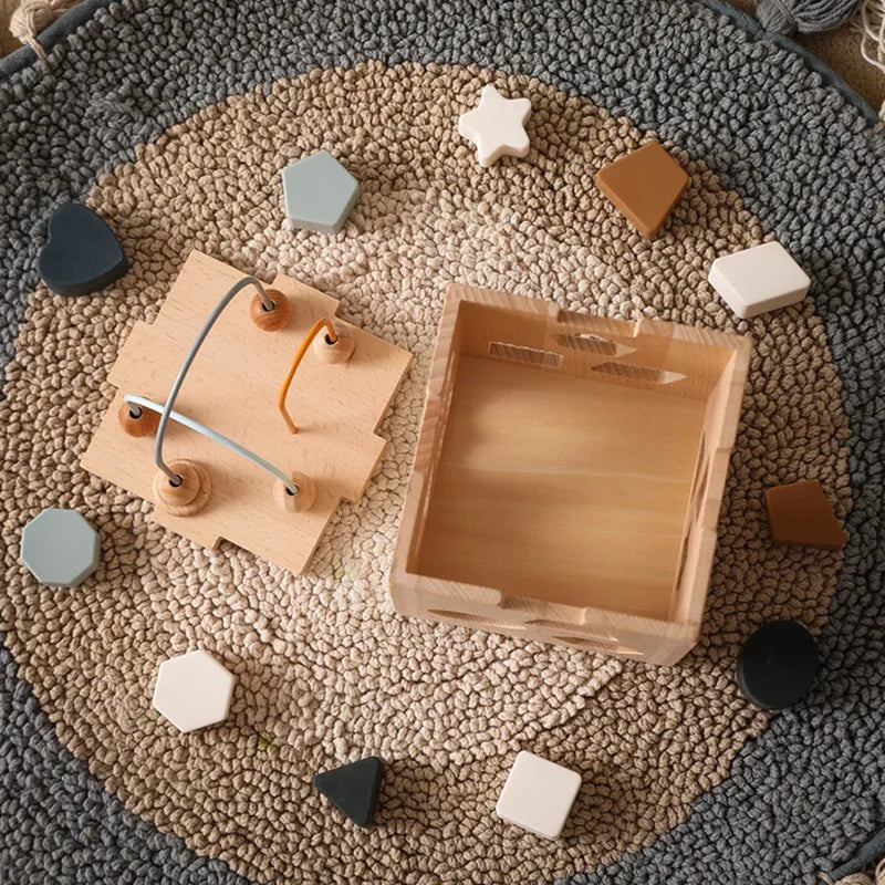 Educational Wooden Play Box – For Learning and Fun