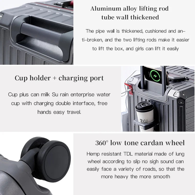 Wider Grip Hard Shell Suitcase – Lisbon