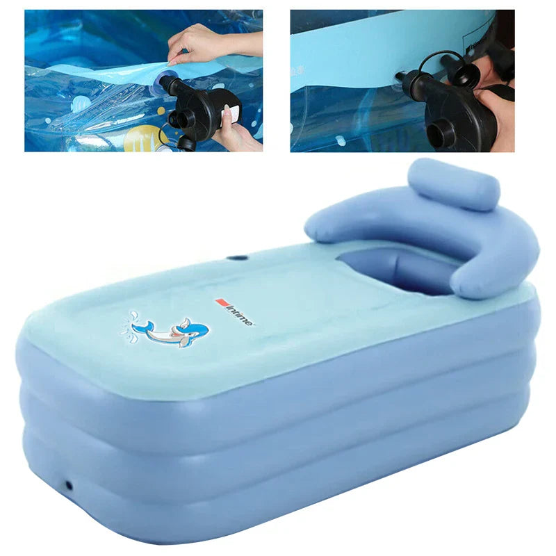 Inflatable Baby Bath with Cushion Support – Comfortable and Safe Pool for Babies