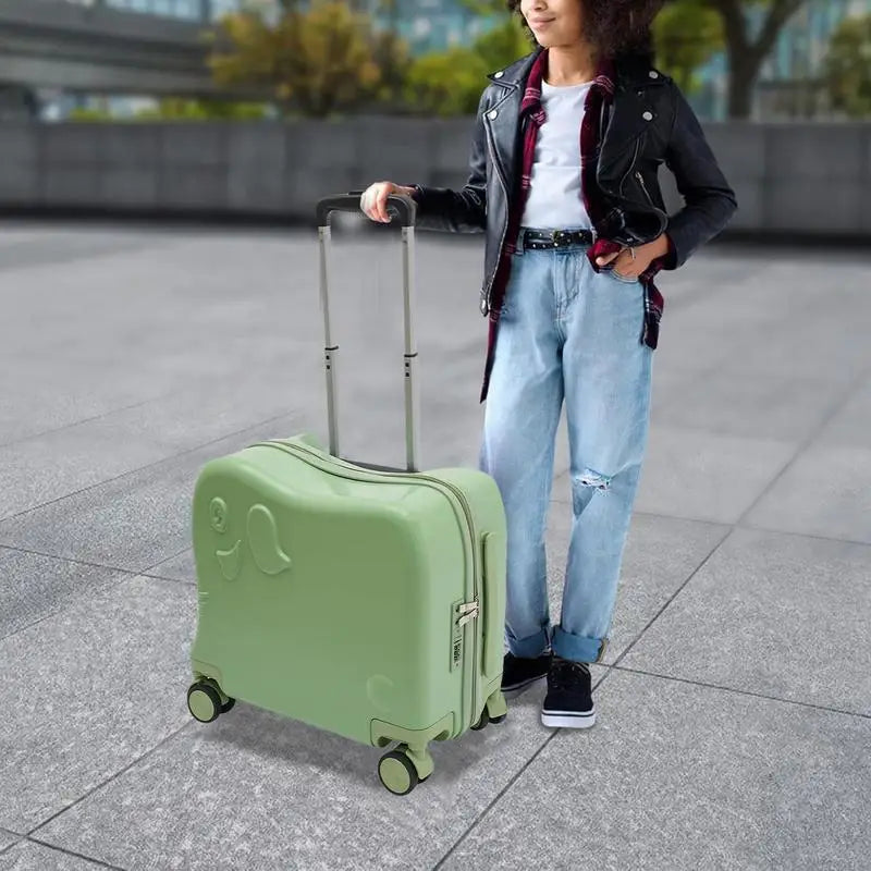 Kids' Suitcase Cartoon Elephant – Napoli