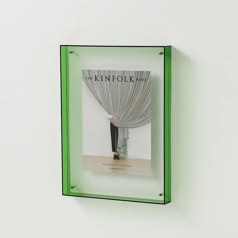 Double-Sided Acrylic Photo Frame - Stylish and Transparent Photo Display