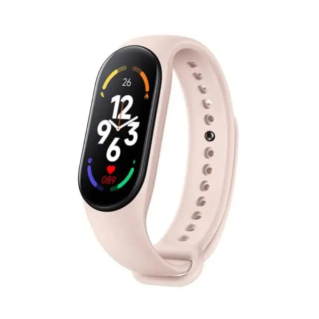 M7 Smart Watch for Men and Women Smartband Heart Rate Smartwatch Fitness Tracker Blood Pressure Sports Smart Bracelet for Xiaomi iPhone