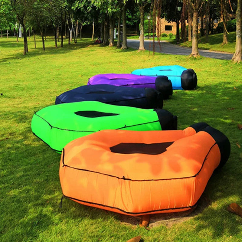 Inflatable Lounger Sofa with Shade – Comfortable and Waterproof for Beach and Pool
