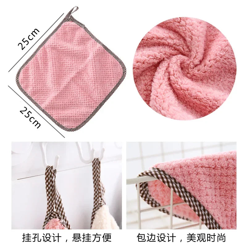 Super Absorbent Microfiber Dish Cloth Very Efficient Handkerchief