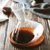 LuxeSwirl Crystal Decanter | 360° Rotating Glass Carafe for Wine, Whiskey & Champagne