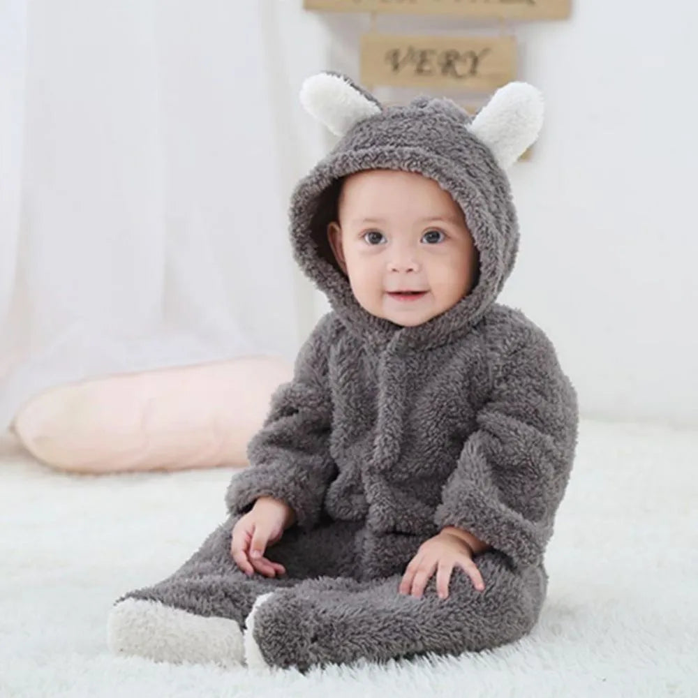 SnuggleTots – Warm Fleece Baby Bodysuits for Newborns