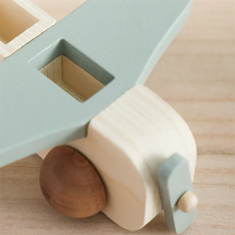 Creative Wooden Airplane Toy – For Hours of Playful Fun
