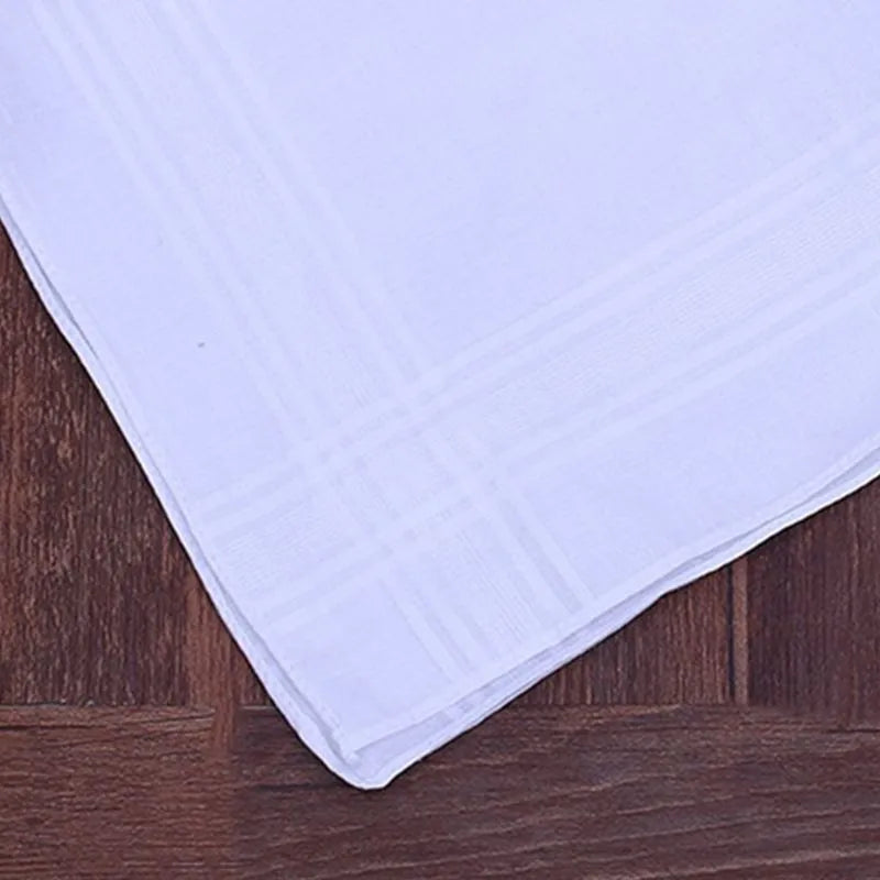 3Pcs Men Women 100% Cotton Handkerchiefs