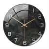 Stylish Wall Clock with Marble Effect – MarbleTime