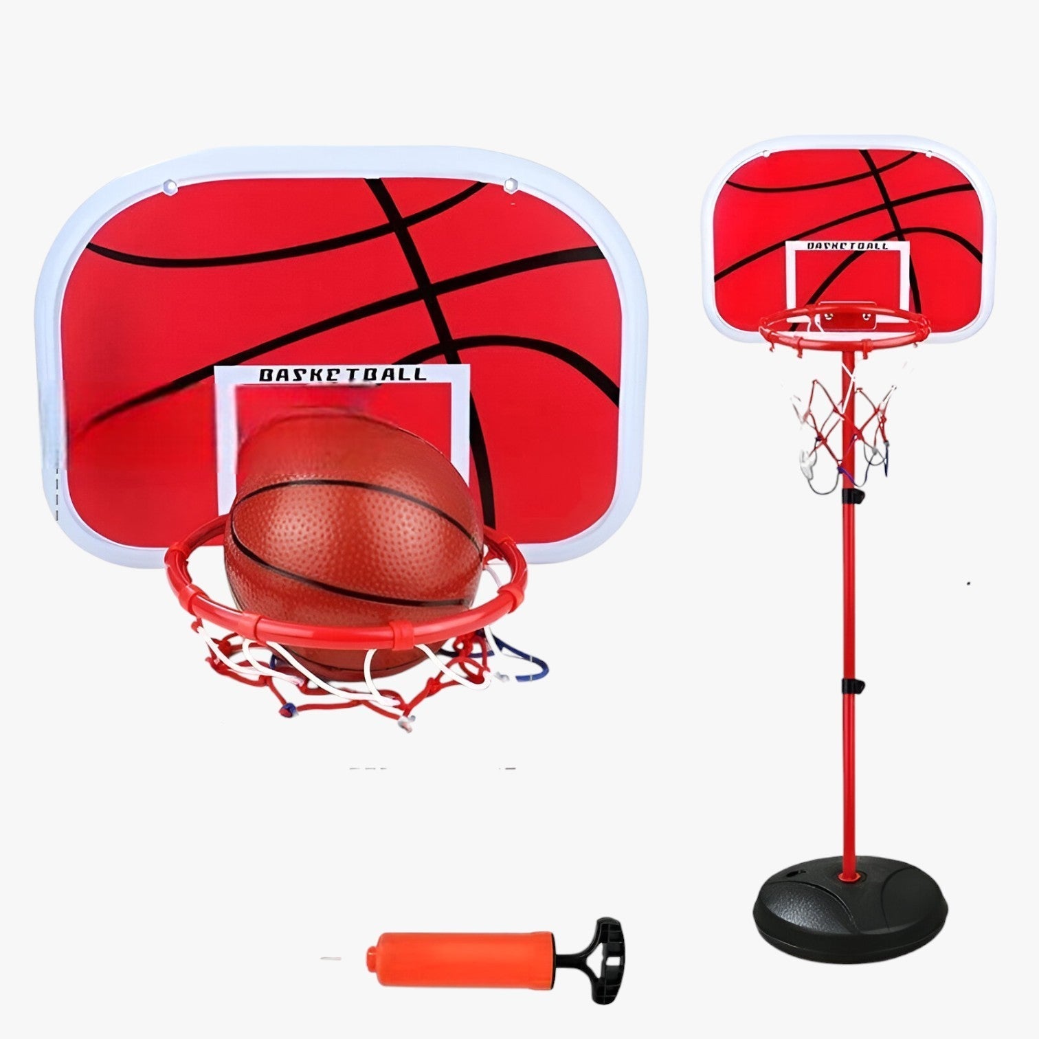 Height-Adjustable Children's Basketball Hoop – Fun for Indoor & Outdoor Play