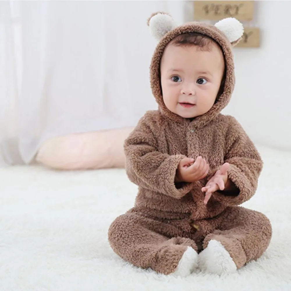 SnuggleTots – Warm Fleece Baby Bodysuits for Newborns