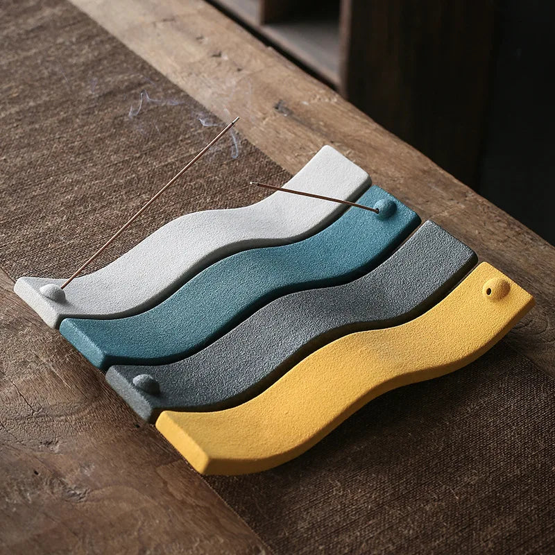 Ceramic Incense Stick Holder - ZenWave