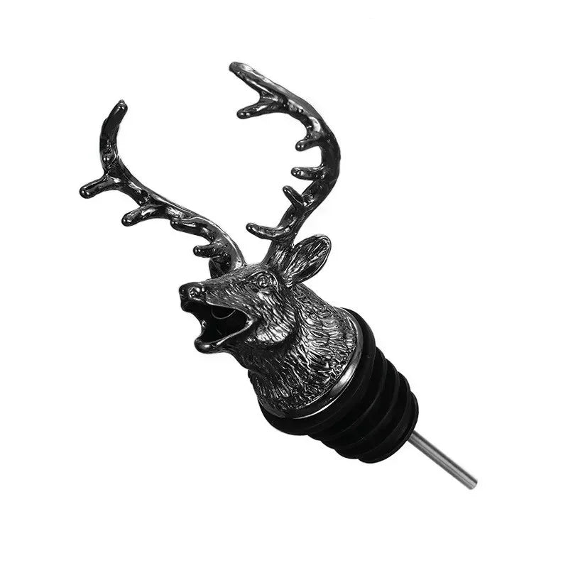 Stag Head Wine Pourer - Elegant and Functional