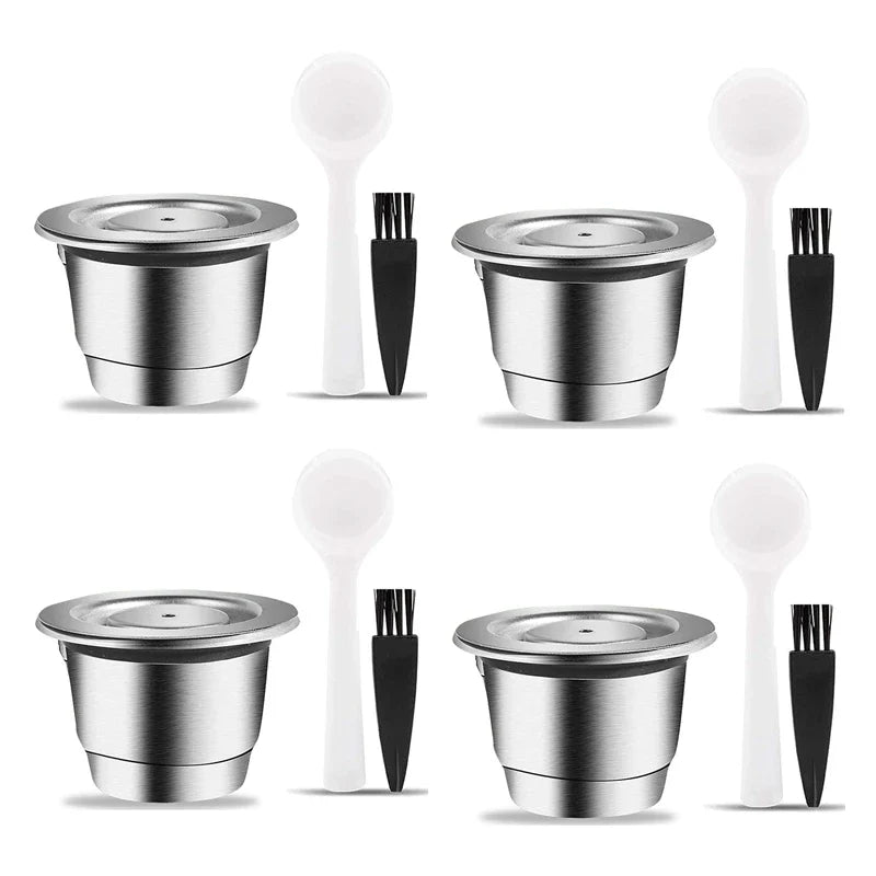 CaféEssence Premium Espresso Capsules | Reusable Stainless Steel Pods for Perfect Espresso