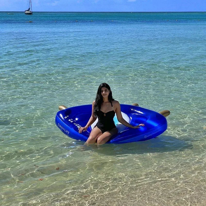 Gigantic Inflatable Eye – Unique Floating Mattress for Summer Fun