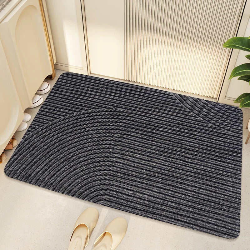 MatLuxe Elegant Geometric Door Mat | Dirt-Trapping and Weather-Resistant Floor Protector