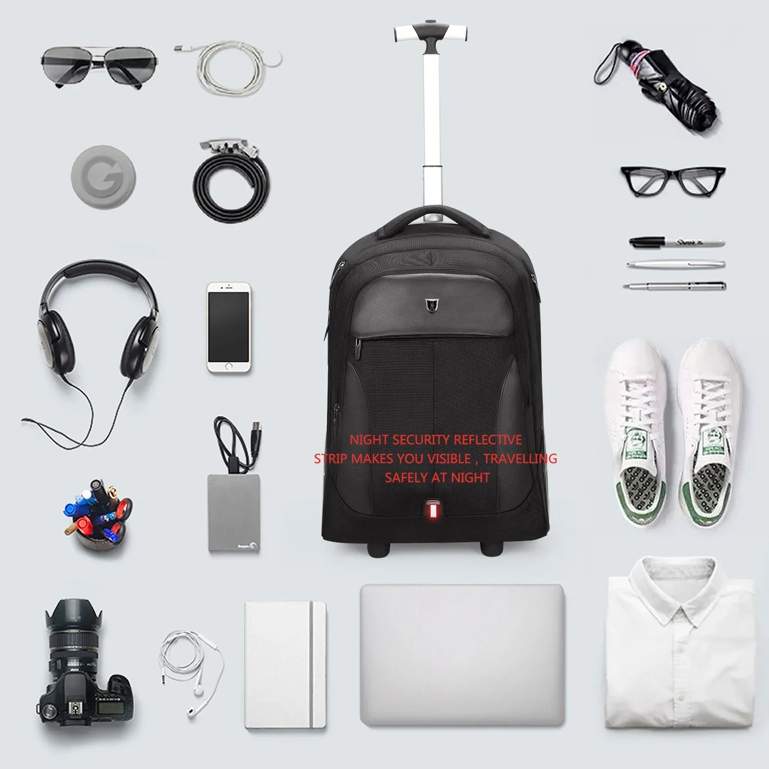 Rolling Laptop Backpack – Helsinki